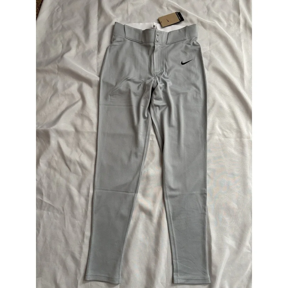 NEW Nike Vapor Select Baseball Pants Men Small Gray FZ1369-012 Nike Vapor Pants